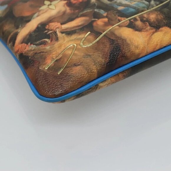 LOUIS VUITTON Celty Pochette Plat Pouch Koons Rubens M64617 LV Auth 132960A - Picture 5 of 16